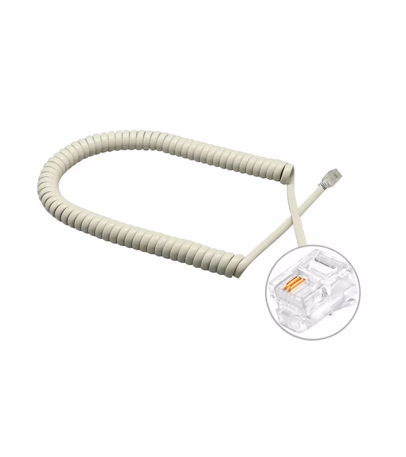 Cable para Auricular de Teléfono de FT crema Beige  TE FT BG
