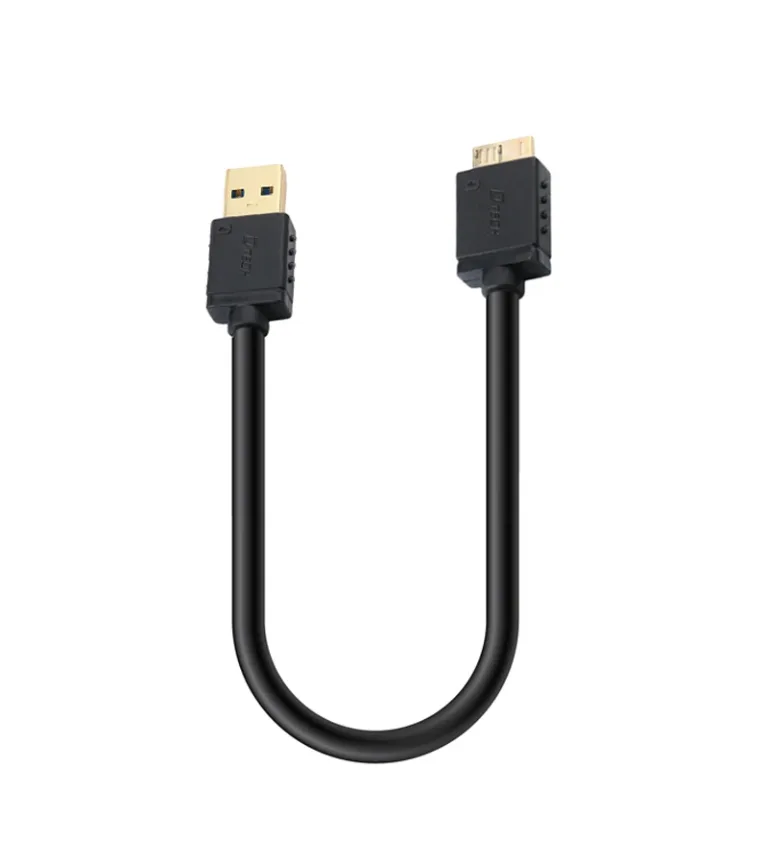 Cable Micro USB B 3.0 a USB Tipo A 3.0 5Gbps de 50CM Dtech Cable Micro USB 3.0 a USB para Disco Duro Externo