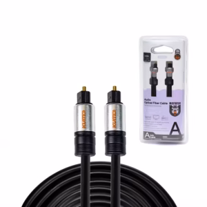 Cable de Audio Óptico Digital de 1.8M Kumo STA-ATS02 Cable de Audio Toslink de 1.8M con Conector Gold Plated Kumo STA-ATS02