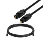 Cable de Audio Óptico Toslink de 3MT HFM ZZ-YKZ-FOPC3M-2 Cable de Audio Optico Digital Toslink de 3 Metros - High Full Max ZZ-YKZ-FOPC3M-2