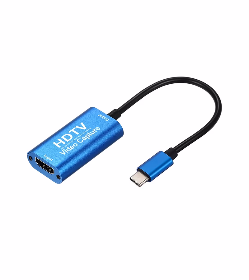 Capturador de Video y Audio USB Tipo C a HDMI K Ultra HD p Video y Audio Capturador HDMI por USB C Delcom DCVC 