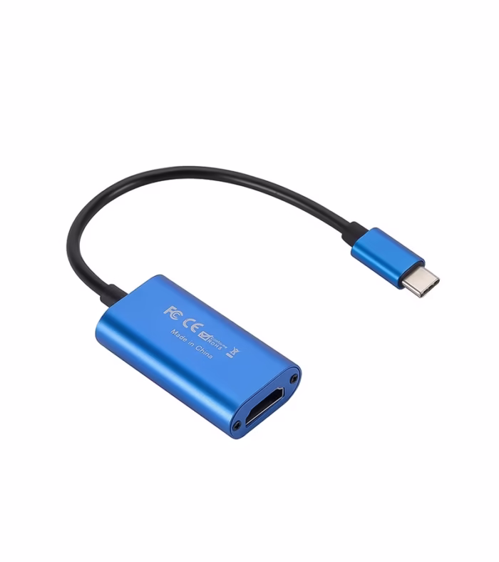Capturador de Video y Audio USB Tipo C a HDMI K Ultra HD p Video y Audio Capturador HDMI por USB C Delcom DCVC