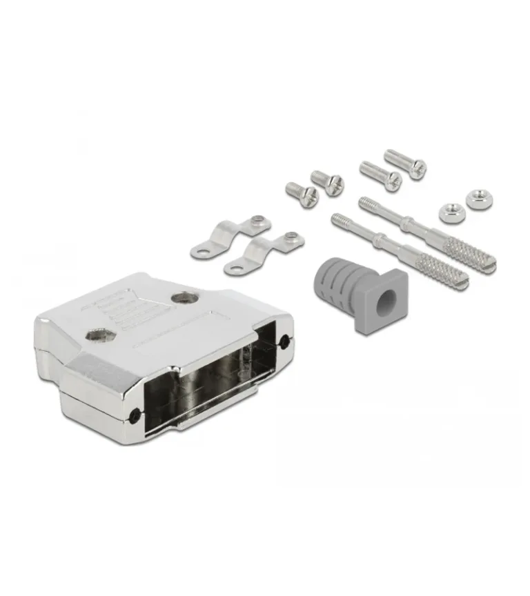 Capucha para Conector de 25 Pines - Carcasa de metal Resistente High Full Max ZZ-CP-DB25-M