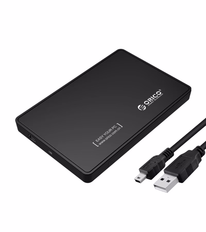 Carcasa para Disco SSD y HDD de  Pulgadas hasta TB   Orico US V BK Estuche para disco de Laptop USB 