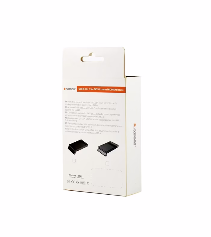 Carcasa para Disco SSD y HDD de  Pulgadas   Fideco KU U
