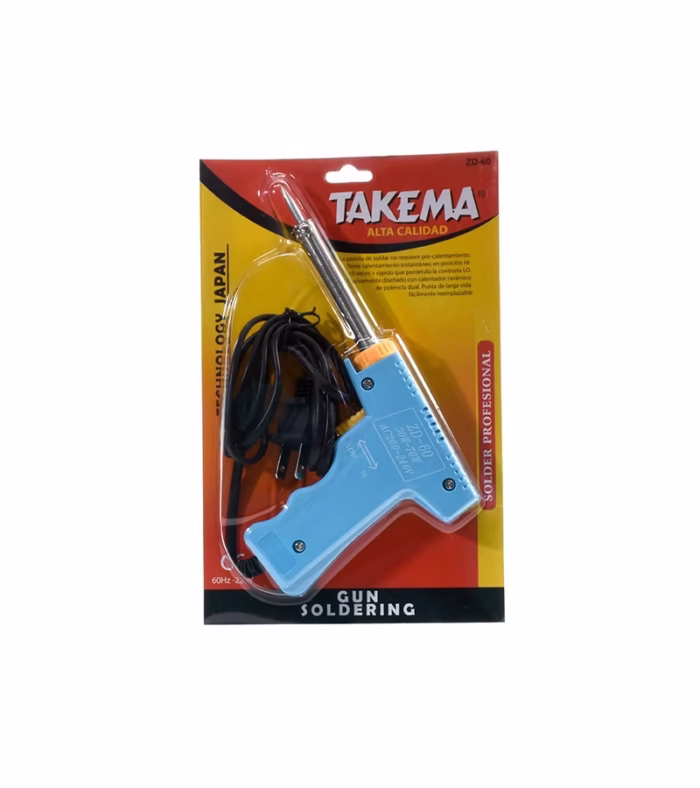 Cautín tipo Pistola de W  wW Takema ZD  Pistola de Soldar Estaño en W desde WW
