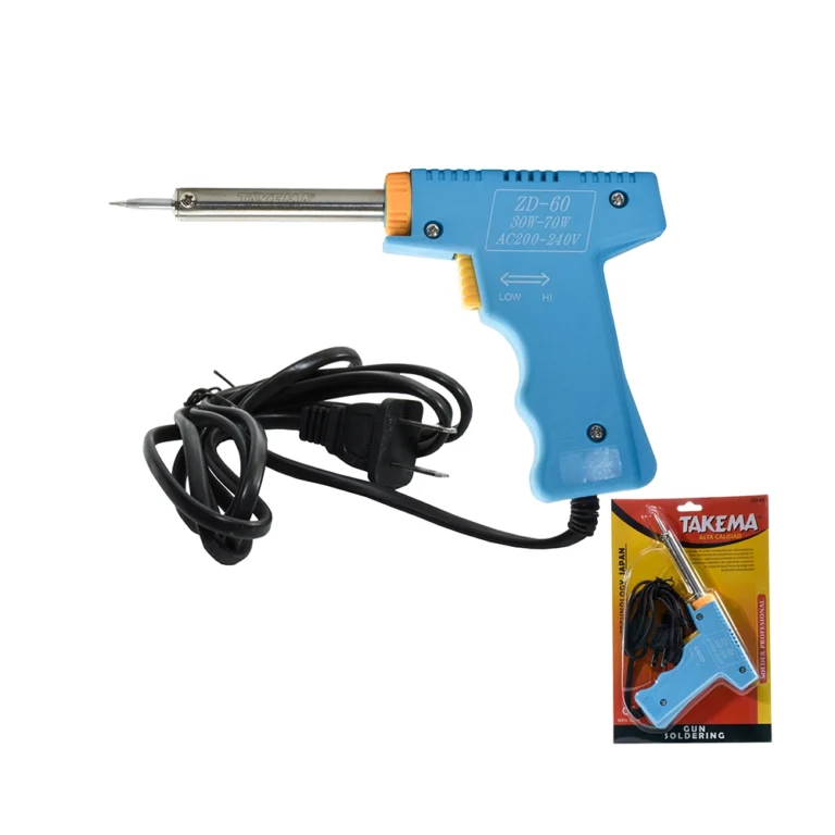 Cautín tipo Pistola DE 60w 30W/70W Takema ZD-60 Cautín tipo Pistola de 60W  30w/70W Takema ZD-90, Pistola de Soldar Estaño en 60W desde 30W/70W