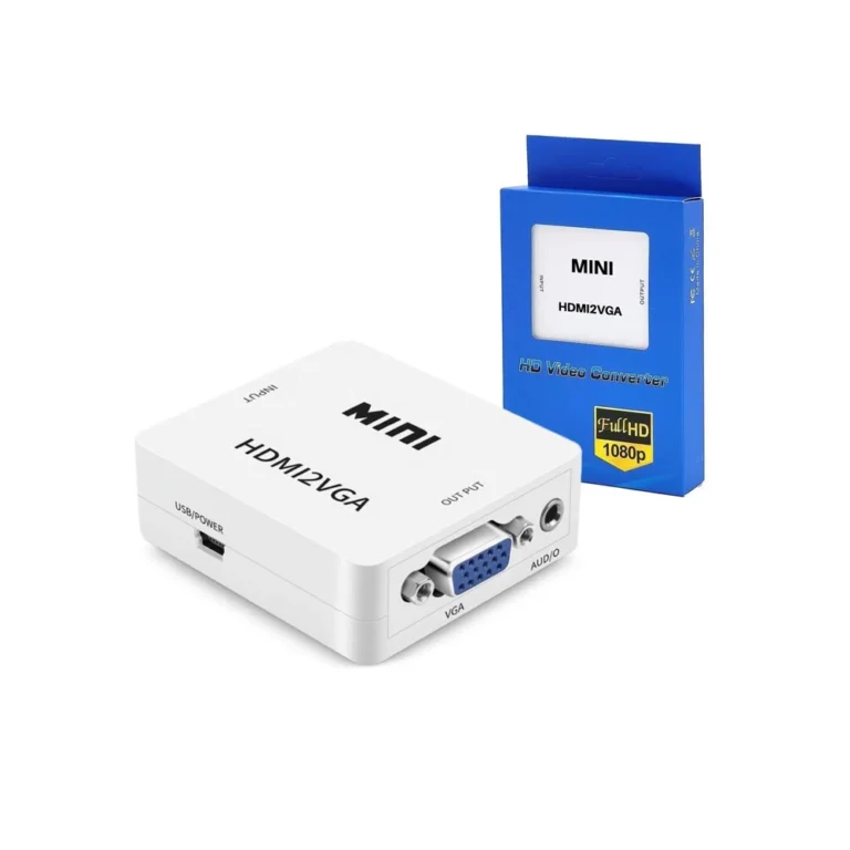 Convertidor HDMI a VGA OttoKing OT-170-HV-P Adaptador HDMI a VGA compacto Ottoking OT-170-HV-P