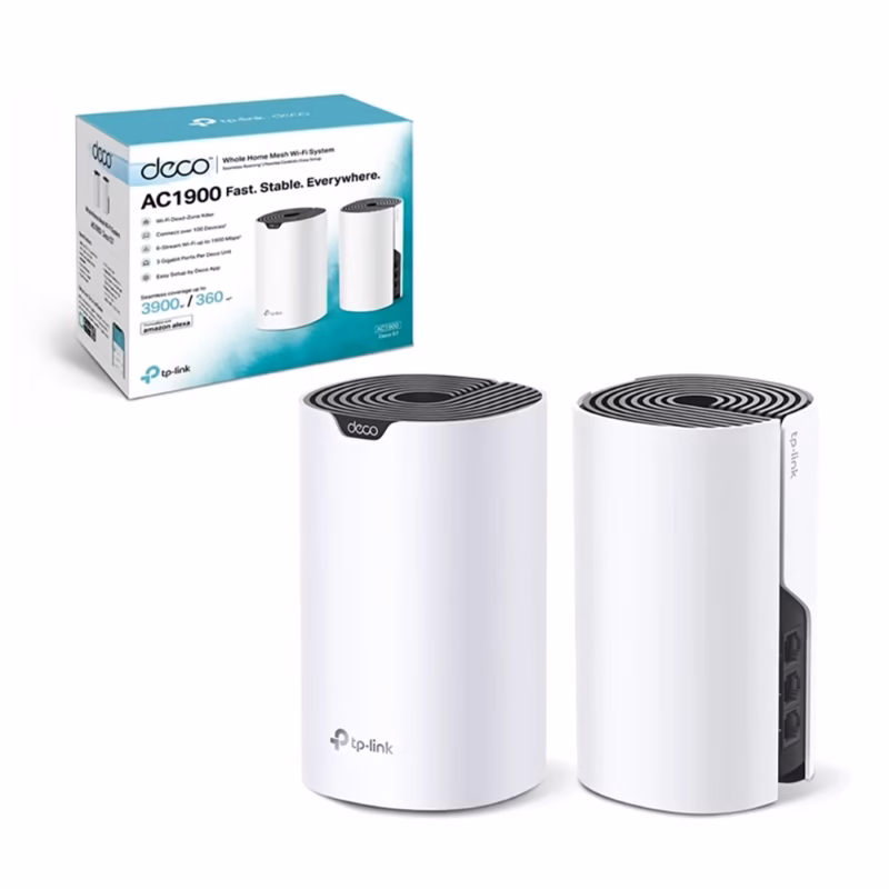 Deco SPack de  Sistema Mesh Wi Fi AC | Cobertura Total y Wi Fi Sin Interrupciones