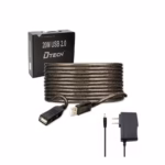 Extensión USB de  Metros Amplificado DTech DT  | Cable Prolongador Activo USB  Profesional de Larga Distancia