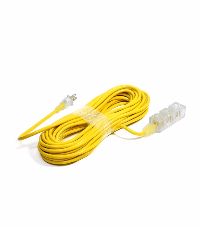 Extensión de Corriente con  Tomas Siliconadas con Luz Indicador y Cable de MT Opalux OP FL Extensión Eléctrica Vulcanizada
