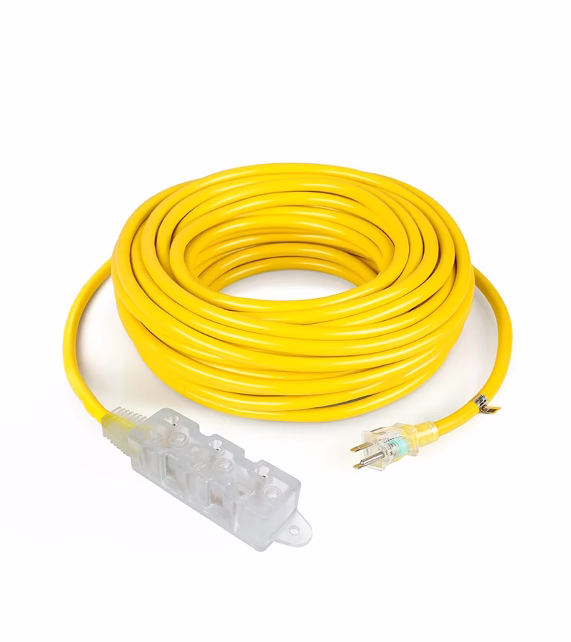 Extensión de Corriente de  Metros Opalux OP FL Extensión de Corriente con  Tomas Siliconadas con Luz Indicador y Cable de MT Opalux OP FL