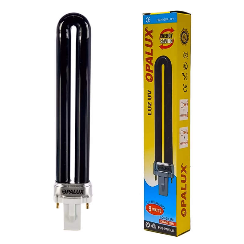 Fluorescente UV de W Opalux PLS W BLB | Repuesto para Detector de Billetes y Luz UV