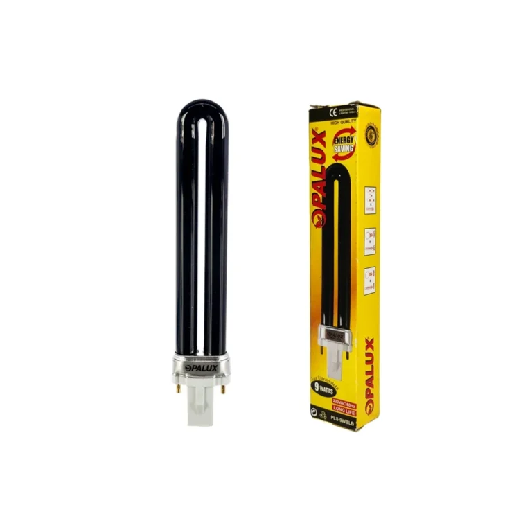 Fluorescente UV de 9W Opalux PLS-9WBLB Fluorescente Ultra Violeta de 9W para Detector de Billete Opalux PLS-9WBLB