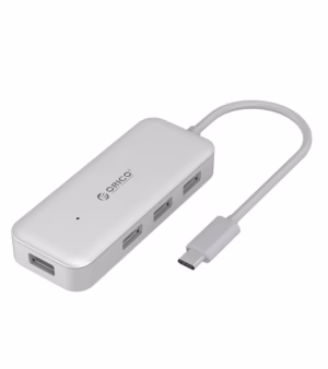 Concentrador USB 3.0 x 4 Puertos a USB-C Orico TC4U-U3-SV-BP Hub de 4 Puertos USB 3.0 a USB Tipo C para MAC 