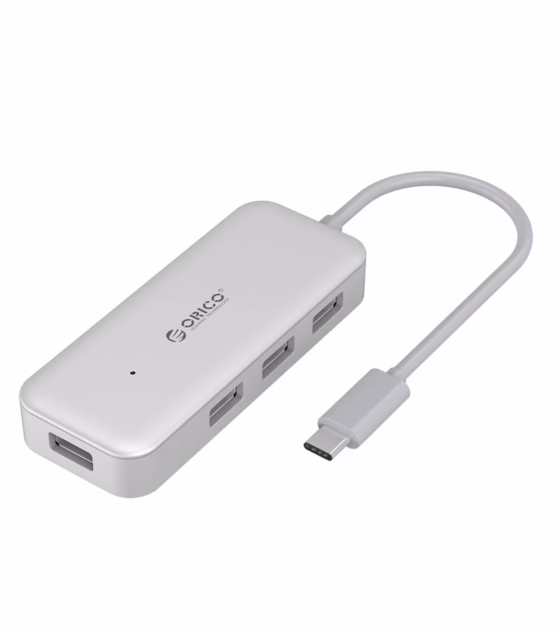 Concentrador USB  x  Puertos a USB C Orico TCU U SV BP Hub de  Puertos USB  a USB Tipo C para MAC 