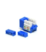 Jack Cat6 Azul de Poncheo 90° LT USA LT-458-B Keystone Jack Cat6  Color Azul - LT USA LT-458-B