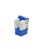 Jack Cat6 Azul de Poncheo 90° LT USA LT-458-B Keystone Jack Cat6  Color Azul - LT USA LT-458-B