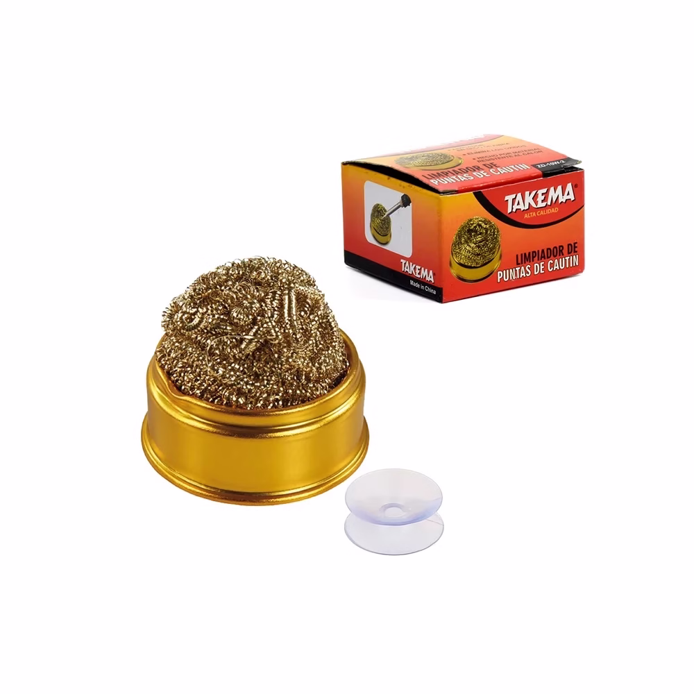 Limpiador de Puntas para Cautín Takema ZD W  Limpiador para Puntas de Cautín o Pistola de Soldar Estaño Takema ZD W 