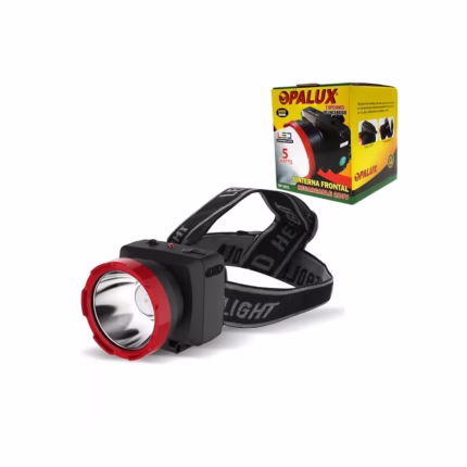 Linterna LED frontal Recargable de W Opalux OP  Linterna Frontal de W Recargable Opalux OP  Linterna Frontal tipo Minero de  Watts  Lúmenes Linterna Recargable ajustable para la Cabeza
