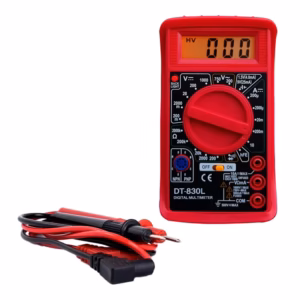 Multitester Digital Multifunción con panel Led DT-830L High Full Max, Multímetro Digital DT-830L High Full Max con Luz de Fondo y Protector de Silicona en HD Multimedia PERU SAC