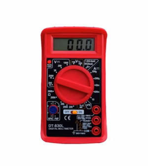 Multitester Digital Multifunción con panel Led DT-830L High Full Max, Multímetro Digital DT-830L High Full Max con Luz de Fondo y Protector de Silicona en HD Multimedia PERU SAC