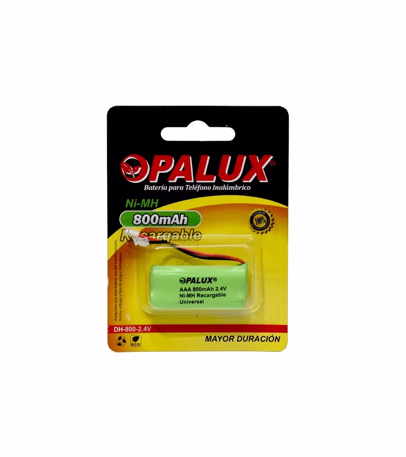 Pila Recargable para Teléfono Inalámbrico DH 800 24V Opalux__01 HD Multimedia PERU SAC Batería Recargable de V mAh Ni MH x Pilas AAA de v Opalux DH V