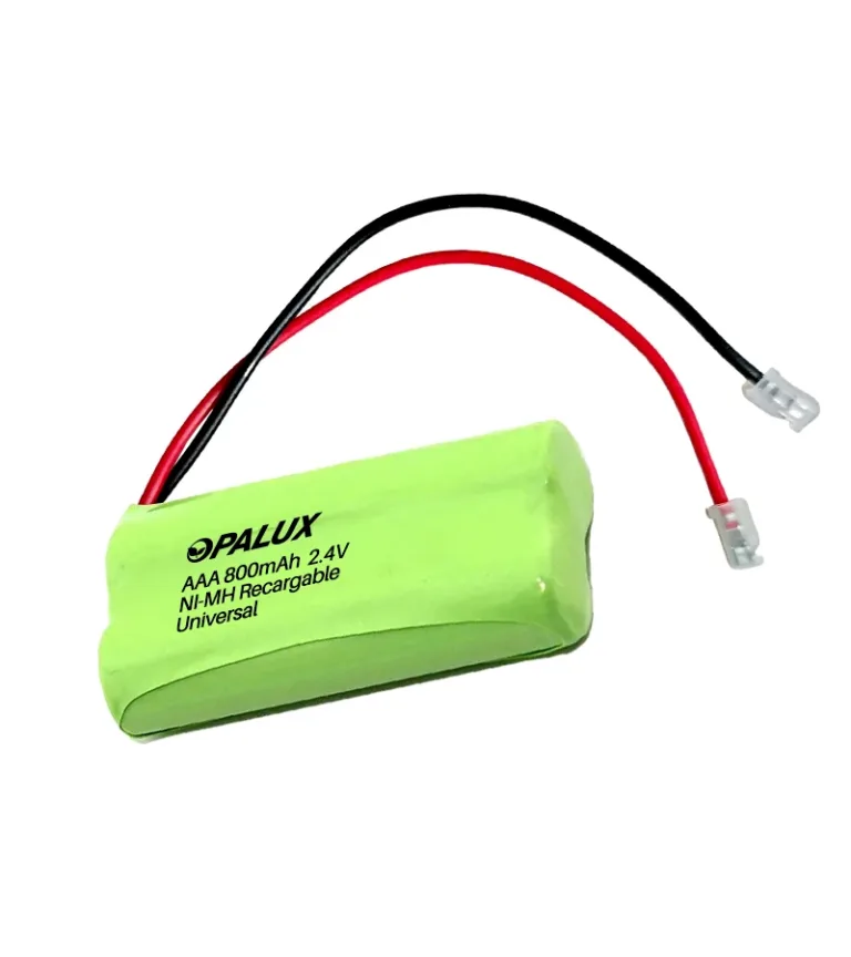 Batería Recargable de 2.4V 800mAh Ni-MH x 2 Pilas AAA de 1.2v Opalux DH-800-24-V