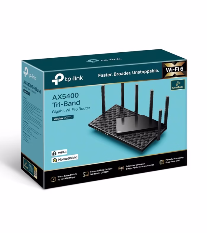 Enrutador Inalámbrico con Wifi  AX Archer AX TP Link