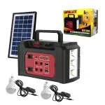 Kit de Iluminación Recargable con Panel Solar y Focos LED Opalux OP-1271