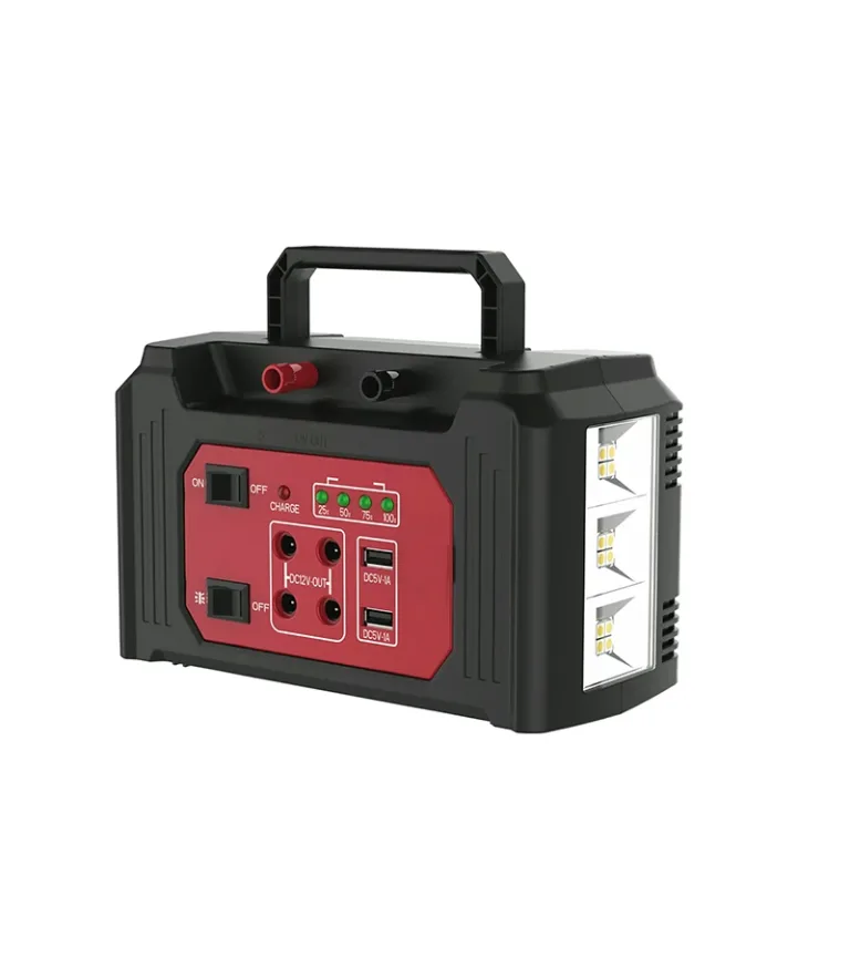 Kit de Iluminación Recargable con Panel Solar y Focos LED Opalux OP-1271