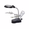 Takema ZD   Soporte Cautín con Lupa X Luz LED y Pinzas Precisión y Comodidad para tus Trabajos Electrónicos