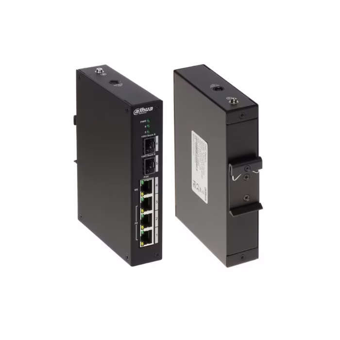 Switch PoE+ de 60W Dahua PFS3106 4ET 60______ HD Multimedia PERU SAC Switch PoE de W Dahua PFS ET Switch PoE de W con Puertos Poe y Puertos Lan Gigabit Dahua DH PFS ET Switch PoE Fast Ethernet de W con Soporte PoE Plus y Lan Gigabit mbps