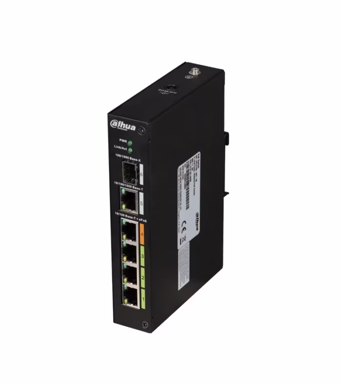 Switch PoE Fast Ethernet de W con Soporte PoE Plus y  Lan Gigabit mbps