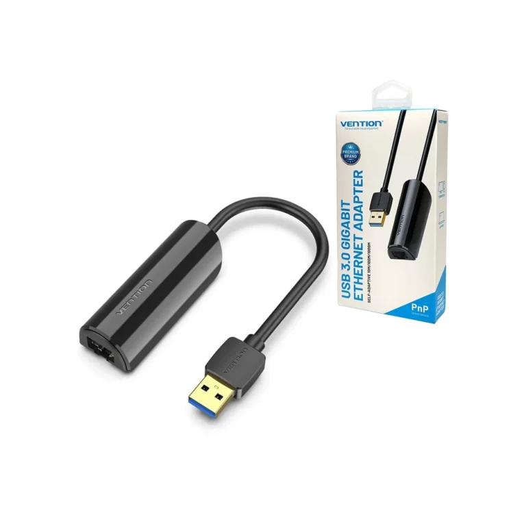 USB a Lan RJ45 Gigabit Vention CEHBB Adaptador USB 3.0 a Lan Ethernet Gigabit - Vention CEHBB