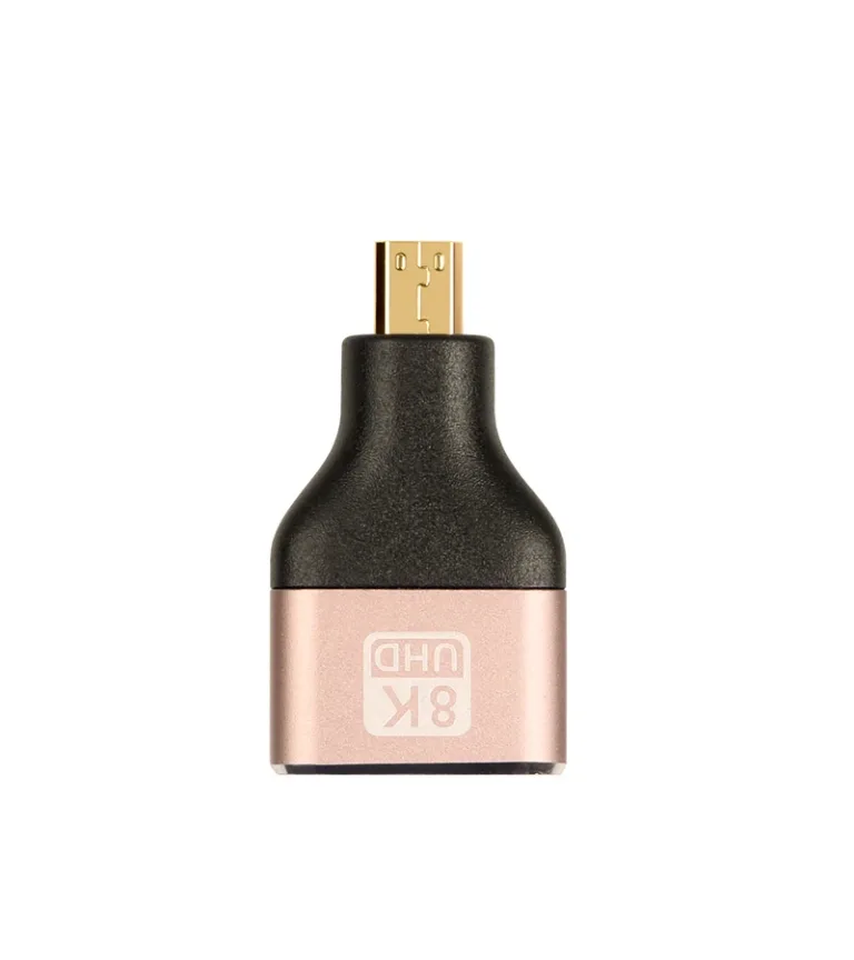 Adaptador Micro HDMI a HDMI 8K American NET GP-H-MICROH-M Convertidor Mini HDMI a HDMI Hembra 8K American NET GP-H-MICROH/M