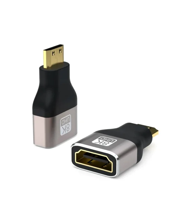 Adaptador Mini HDMI a HDMI 8K American NET GP-H-MINI-M Convertidor Mini HDMI a HDMI Hembra 8K American NET GP-H-MINI/M