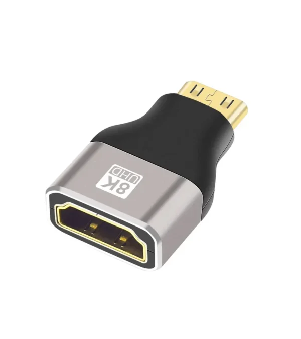Adaptador Mini HDMI a HDMI 8K American NET GP-H-MINI-M Convertidor Mini HDMI a HDMI Hembra 8K American NET GP-H-MINI/M