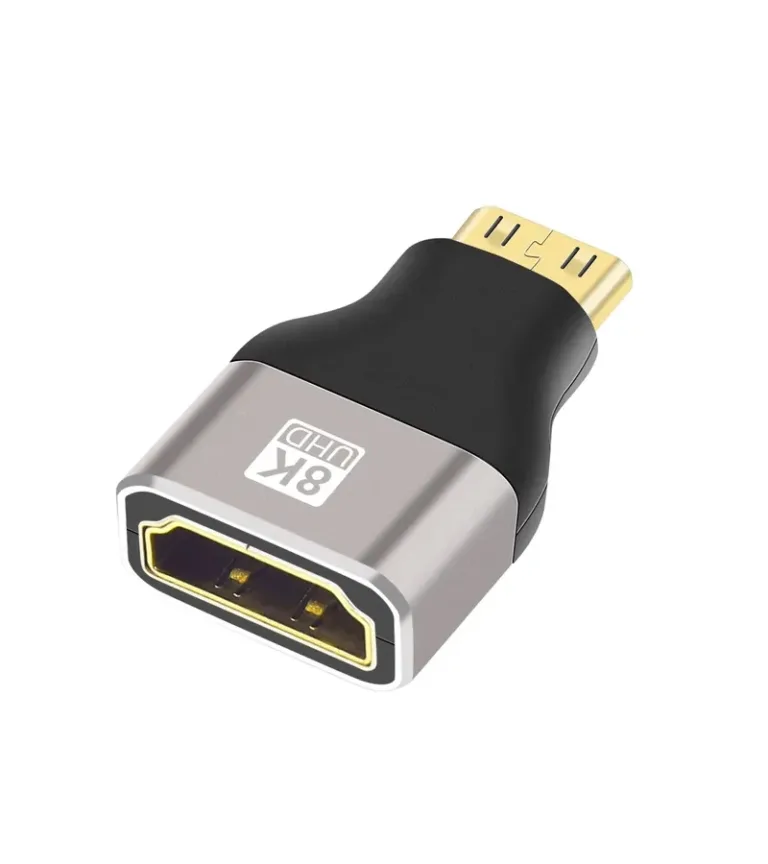 Adaptador Mini HDMI a HDMI 8K American NET GP-H-MINI-M Convertidor Mini HDMI a HDMI Hembra 8K American NET GP-H-MINI/M