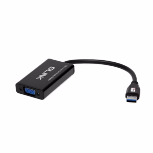 Adaptador USB a VGA Glink GL-008 Adaptador USB 3.0 a VGA DB15 Hembra - Glink GP-GL008