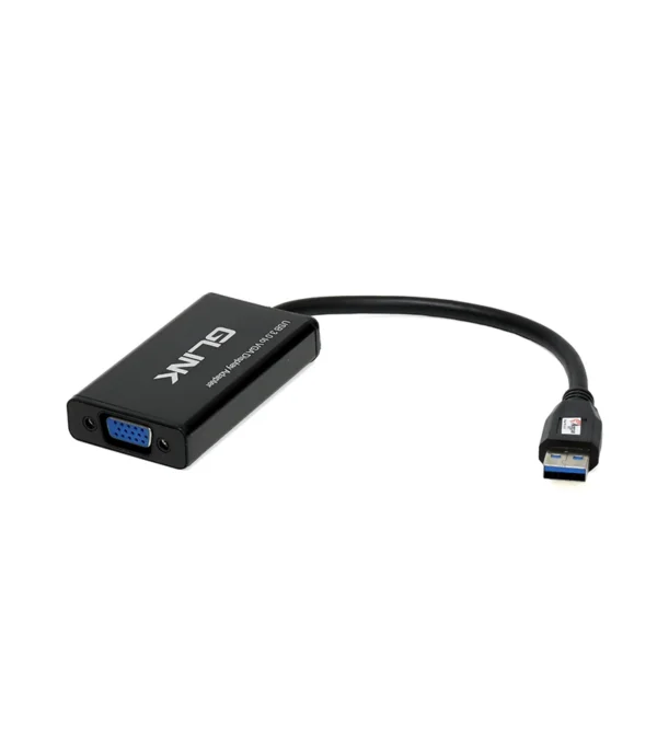 Adaptador USB a VGA Glink GL-008 Adaptador USB 3.0 a VGA DB15 Hembra - Glink GP-GL008