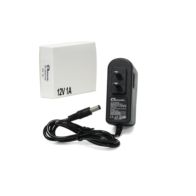 Adaptador de 12v 1A American NET GP-305-12-1 Adaptador de Voltaje Regulado de 12V 1A con Punta 5.5mm x 2.5mm American NET GP-305-(12-1)