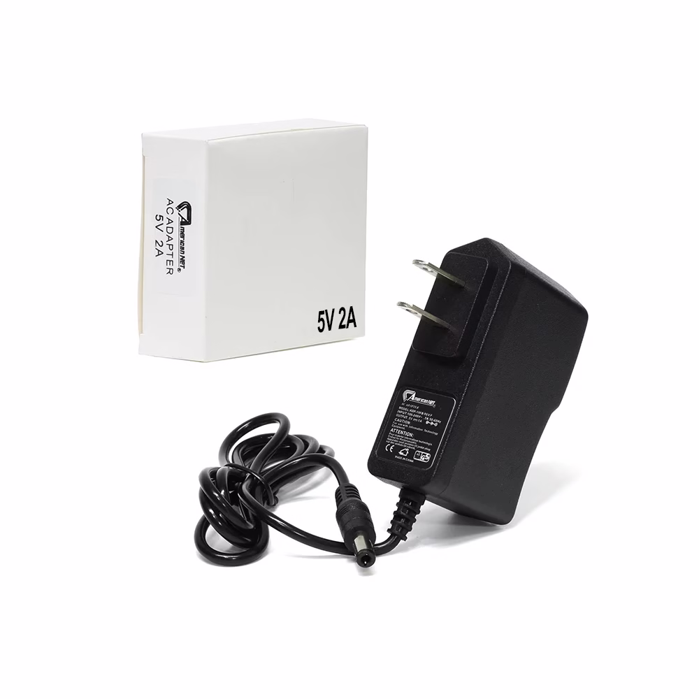 Adaptador de v A American NET GP    Adaptador de Voltaje Regulado de V A con Punta mm x mm American NET GP    Transformador para Cámara IP de V A