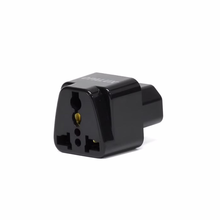 Adaptador para UPS C a NEMA   Opalux OP  RNG Adaptador UPS C a Socket de Enchufe Universal   Color Negro 