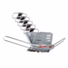 Antena HDTV Giratoria para Exteriores TDT Celestium FD BP Antena HD para Televisión con señal UHF y VHF para Señal Digital Abierta TDT ISDB t y Base Giratorio Amplificado Celestium FD BP