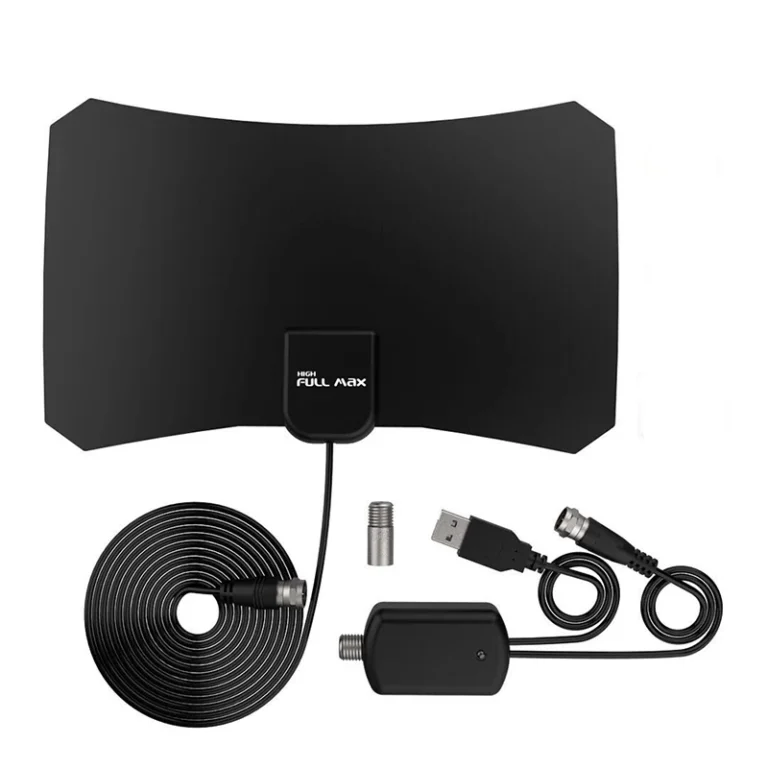 Antena UHF VHF para TV Digital TDT ANT25 Antena para Interior UHF VHF para Señal Digital Abierta TDT ISDB-t High Full Max ZZ-ANT25