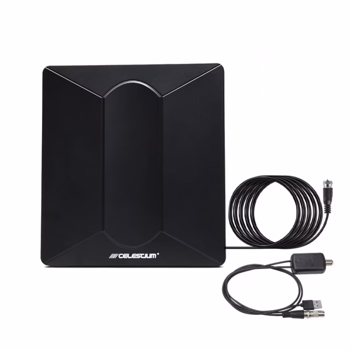 Antena UHF para TV Digital TDT Celestium DUA USB Antena para Interior y Exterior UHF para Señal Digital Abierta TDT ISDB t Celestium DUA USB