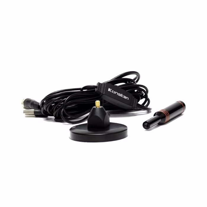 Antena para TV Digital TDT Konstar KS H Antena para Interior Exterior UHFVHF con Base Imantada para Señal Digital Abierta TDT ISDB t   Konstar KS H