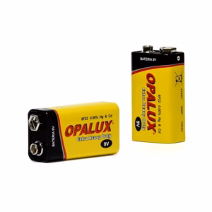 Batería de 9V Opalux BAT-9V Batería de Carbón de 9 Voltios 6F22 - Opalux BAT-9V