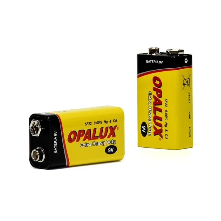 Batería de 9V Opalux BAT-9V Batería de Carbón de 9 Voltios 6F22 - Opalux BAT-9V